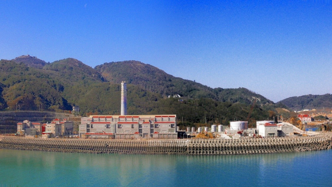 A picture of Zhushan Branch Power Plant