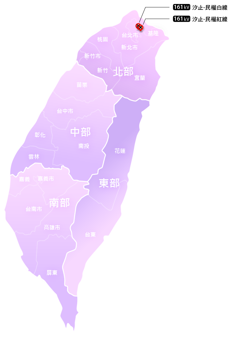 電網瓶頸線路分布圖。詳細內容請參考電網瓶頸線路.pdf檔案